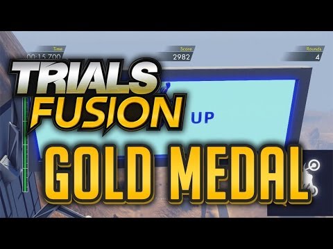 Trials Fusion - Trick Master Gold Run - 150m+ (Guide/Tutorial)
