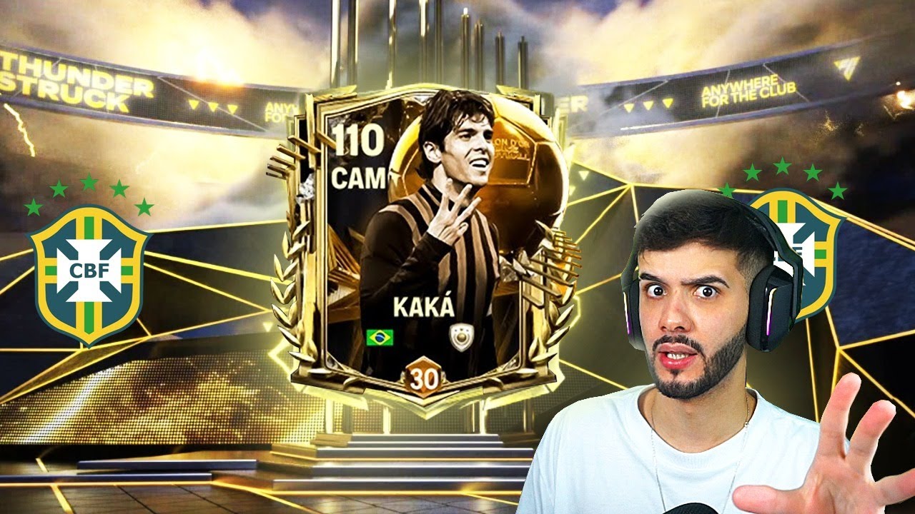 O KAKÁ BOLA DE OURO CHEGOU! 🇧🇷🤩 FC MOBILE