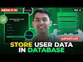 MERN 10 Storing Registered User Data In An Online Database With Express And Mongoose
