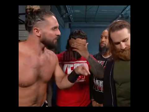 Seth Rollins refuses to join bloodline again (edit) #wwe #shorts #trending #sethrollins #bloodline