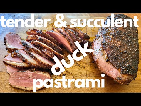 Homemade Duck Pastrami From Scratch | @TheBartenderAndTheButcher | Gourmet Woodsman