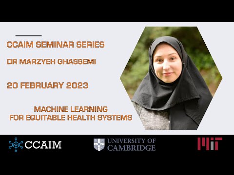 CCAIM Seminar Series - Dr Marzyeh Ghassemi