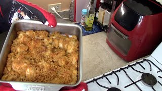Delicious Seafood Stuffing Mixed Baked With Haddock, Shrimp And Scallops