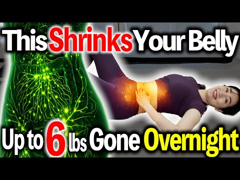 This Actually Flattens Your Belly Overnight- Lose Up to 6 lbs with Lymphatic Drainage Massage