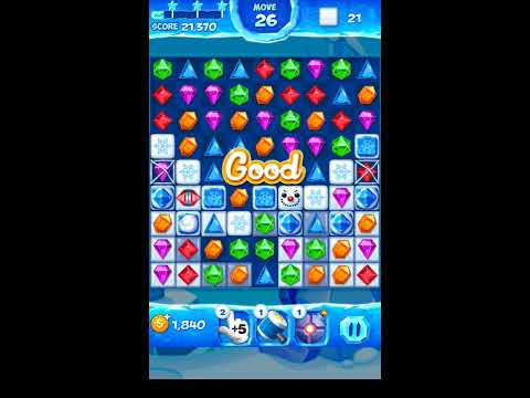 Jewel Pop Mania:Match 3 Puzzle Level 98 ( Jewel Ice Episode ) - Walkthrough ( No Booster )