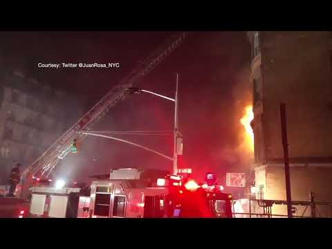 NYC Fatal Fire Movie Set