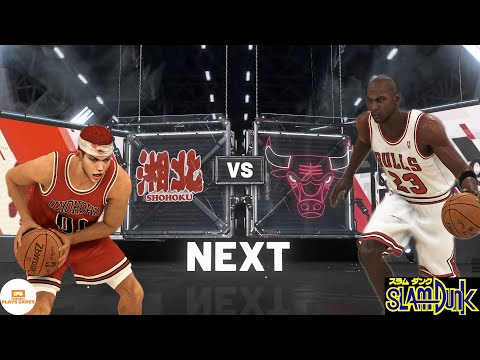 Shohoku vs Chicago Bulls ft. Michael Jordan - NBA 2K21 Slam Dunk Next Gen Mod Gameplay