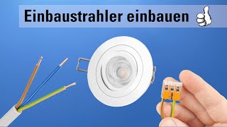 Einbauspots einbauen / Einbaustrahler verkabeln und erweitern