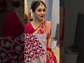 Pure Banarasi Saree Bridal Look Youtubeshorts Trending Bridalsarees Trending Banarasisaree