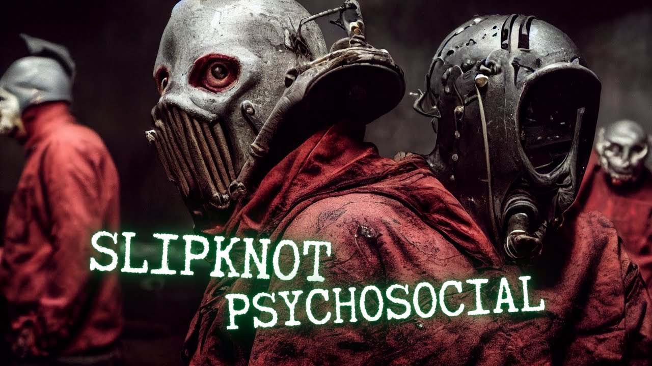 Slipknot - Psychosocial - But every lyric is an AI generated image - YouTube