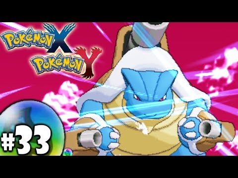Pokemon X and Y Dual Gameplay Walkthrough: Mega Blastoise Laverre Gym PART 33 Nintendo 3DS Episode