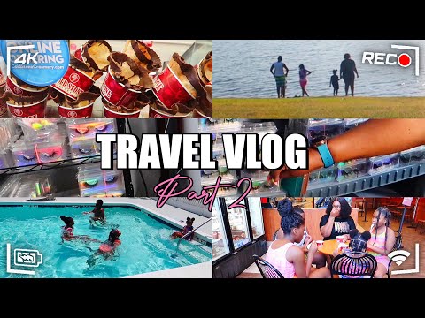 TRAVEL VLOG🏊🏼‍♀️Ice cream date + pool + we met a subscriber + more PART TWO