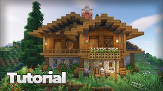 Minecraft: How to Build a Medieval Cabin House