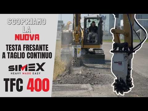 Com'è la nuova testa fresante a taglio continuo Simex TFC400?