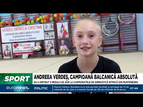 Andreea Verdeș, campioană balcanică absolută