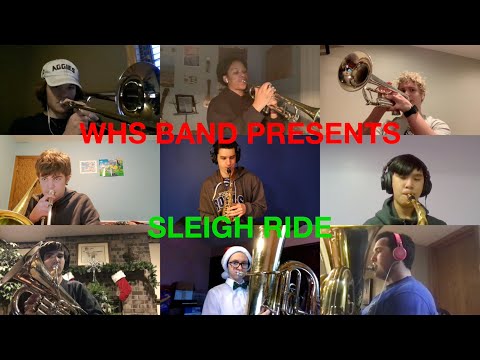 WHS Band Virtual Ensemble - "Sleigh Ride" (Anderson)