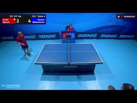 12:00 Andrii Rehush  - Dmytro Alieksieienko 15.09.2023 TT Euro.Cup Ukraine Master. TABLE 4