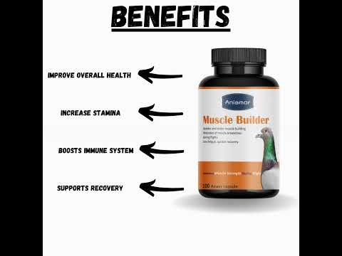 Muscle builder capsule for avian-aniamor- avian feed supplem...