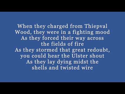 Shankill to the Somme with Lyrics