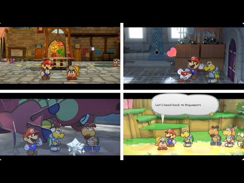 Paper Mario The Thousand Year Door : Ashlie Meeting New Friends In Rogueport & Petalburg