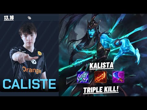 KC CALISTE: KALISTA VS XL PATRIK: SAMIRA (ADC) TRIPLE KILL, LÉGENDAIRE - EUW CHALLENGER. PATCH 13.16