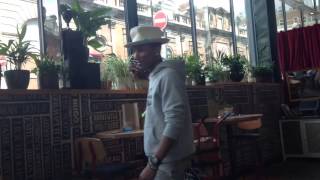 Surprise Surprise! The day Pharrell Williams crashed our lunch date...the uncut version!