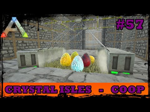 ARK CRYSTAL ISLES COOP #57/CHOCANDO MUITOS OVOS DE WYVERN DE CRISTAL/GAMEPLAY/HOST SOLO