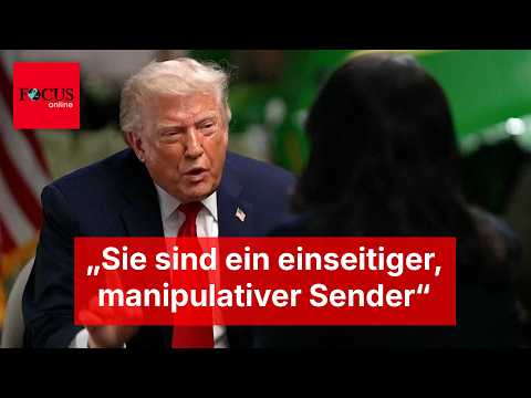 „Manipulativ!” Mitten in Interview steht Trump auf und geht - Moderatorin verzweifelt