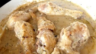Delicious Smothered Chicken w/ Onion Gravy