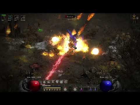 Pure fire Druid Diablo clone kill and identifying gg annihilus