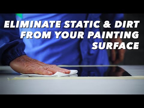 This is the EASIEST Way to Remove Virtually All Static & Dirt from Your Painting Surface
