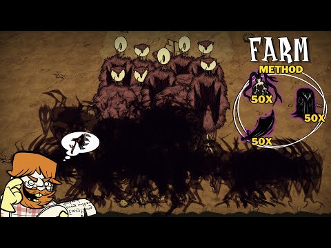 "DESTROYING 50 SHADOW KNIGHT" with Poison Birchnut Tree (Woodie Strat) - Don't Starve Together | DST