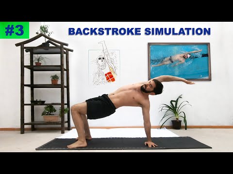 Swimming backstroke simulation workout - Ep 3