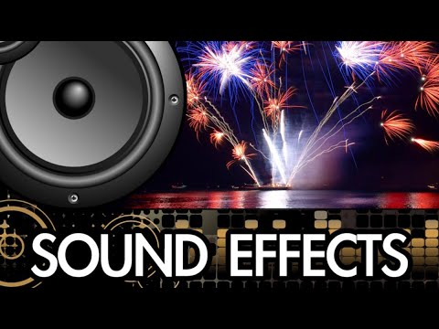 Fuochi d'artificio suono, effetto sonoro alta qualità