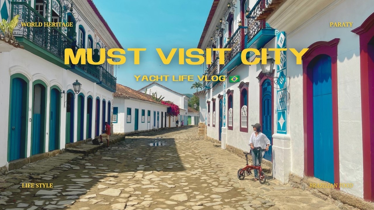 Exploring the Beautiful Streets and Canals of Paraty | World Heritage Paraty, RJ - Brazil by Drone