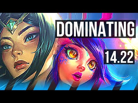 IRELIA vs NEEKO (MID) | 9/2/1, Dominating | KR Diamond | 14.22