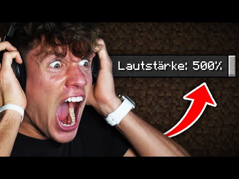 Minecraft mit 500% Lautstärke