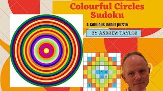 Coloured Circles Sudoku - 6 givens and a lot of colour!