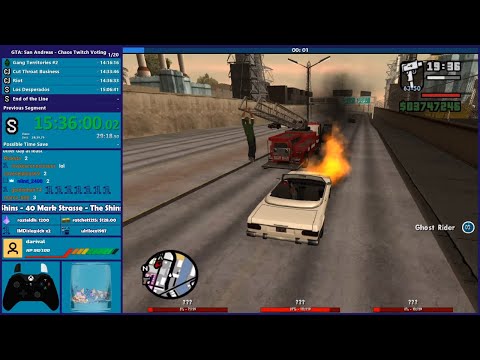 GTA San Andreas Chat Voting Chaos Mod Part 5 & GTA Online - Hugo_One Twitch Stream - 4/15/2020