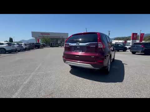 2016 Honda CR-V 4WD SE in Red for sale at Murray Honda in Chilliwack, BC