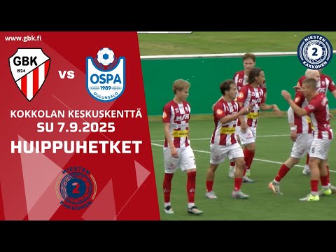 GBK - OsPa su 7.9.2025 | Huippuhetket