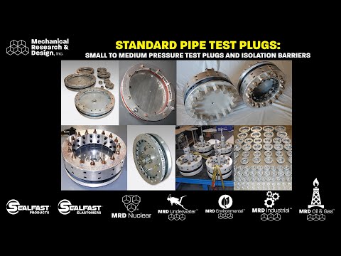 STANDARD PIPE TEST PLUGS - MECHANICAL RESEARCH & DESIGN, INC.