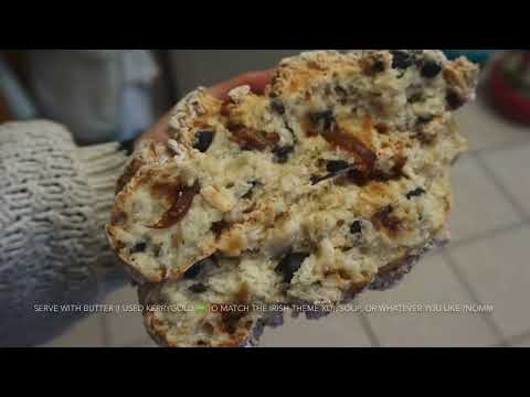 Irish Soda Bread | Caramelised Onions, Olives and Cheese