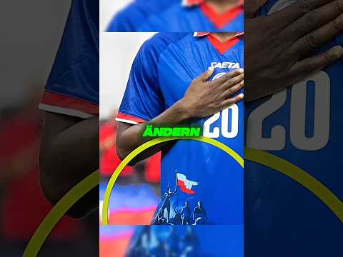 Haiti muss jetzt einfach bei der WM ihr Trikot austauschen