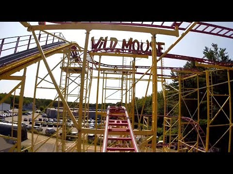 On-ride point of view of Wild Mouse