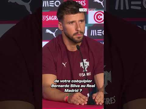 😅 La drôle de réponse de Ruben Dias 🇵🇹 quand on évoque le Real Madrid !