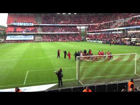 Tour d'honneur Standard de Liège 7-0 La Gantoise