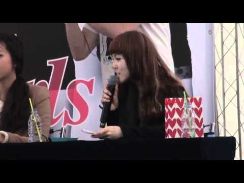 111126 팬싸 직캠  (선예 Stop)