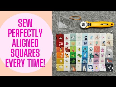 Sew squares with precision using this easy trick!