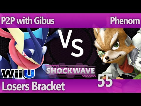 SW 55 Smash 4 - P2P with Gibus (Greninja) vs Phenom (Fox) - Losers Bracket